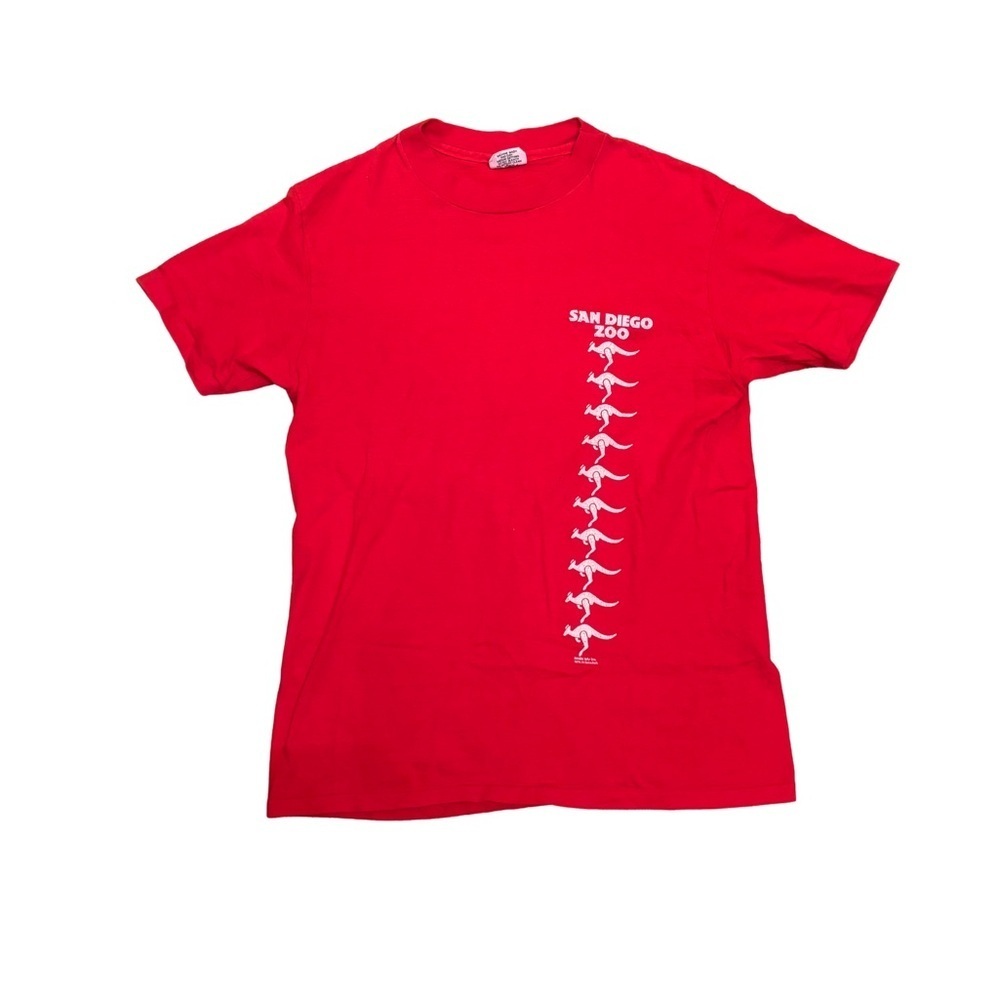 Vintage 90’s Red San Diego Zoo Men's T-Shirt